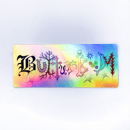 "BUTTURBUM LOGO" Sticker