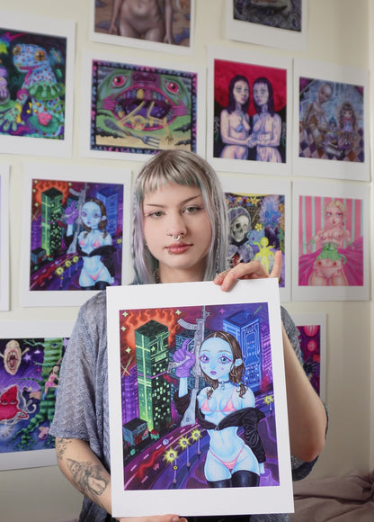 "SOMETIMES I SEE FLASHES IN THE SKY"